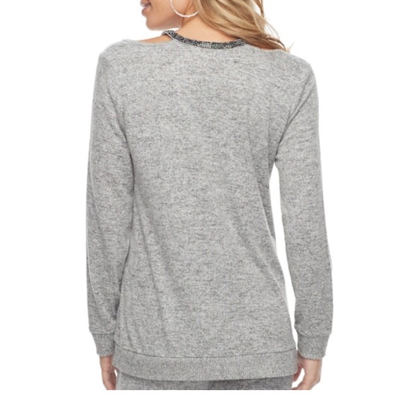 💋SALE💋 NWT/Juicy Couture Embellished Trim Top - Picture 2 of 6